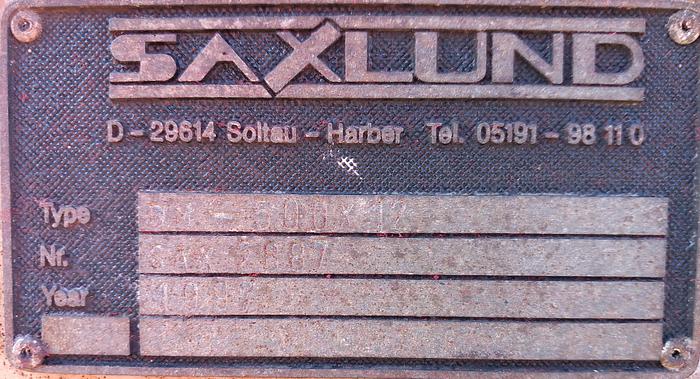 Used Transportador de rosca Saxlund DM 500X12