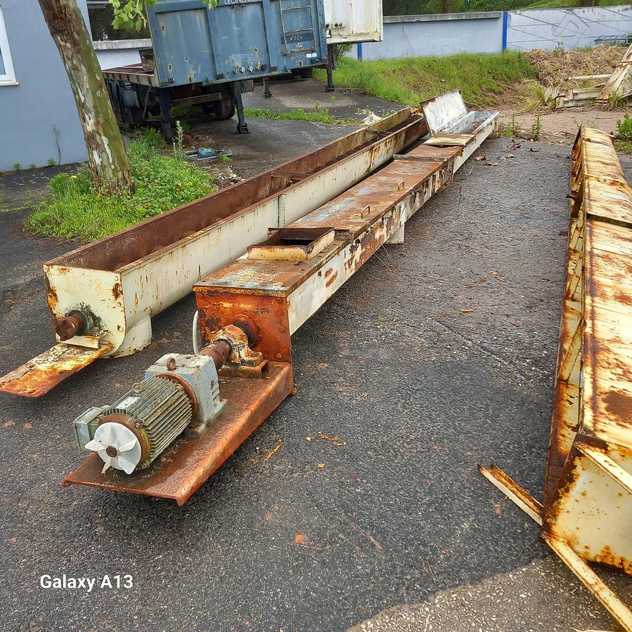 Used Transportador de rosca / sem fim com 9 metros