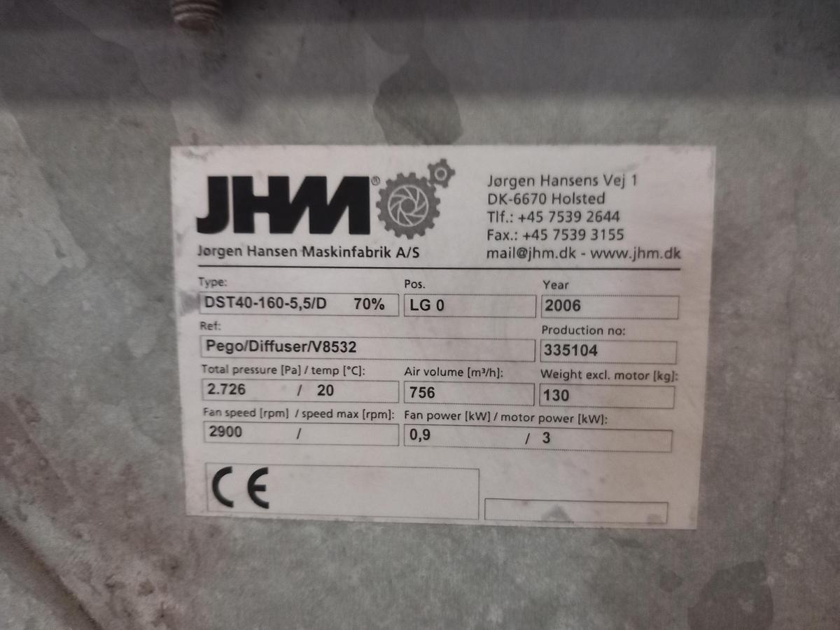 Used Ventilador JHVM DST40-160-5,5/D