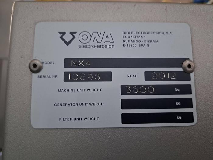 Used Erosão por penetração ONA NX4