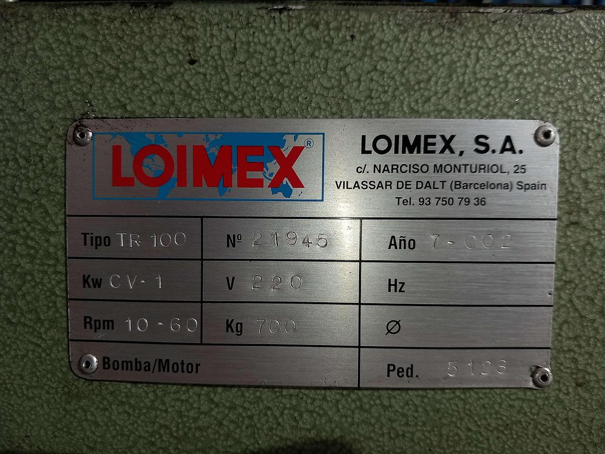 Used Maquina de bobinar cabo LOIMEX TR-100