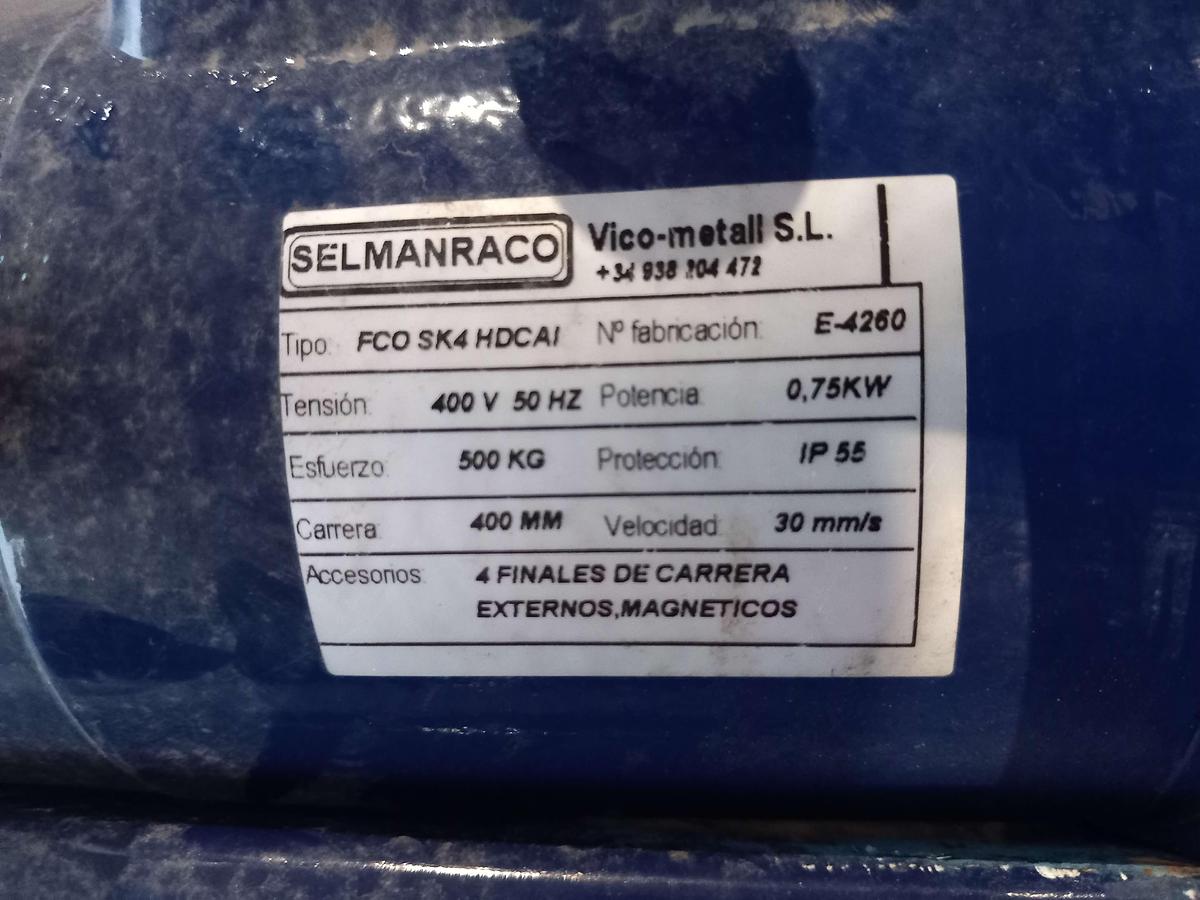 Used Macaco cilindro eletrico Selmanraco FCO SK4 HDCAI