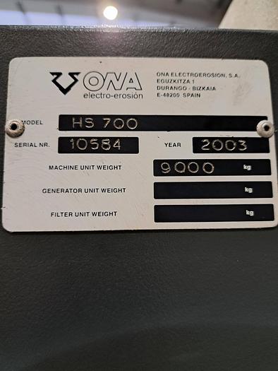 Used Erosão ONA HS700