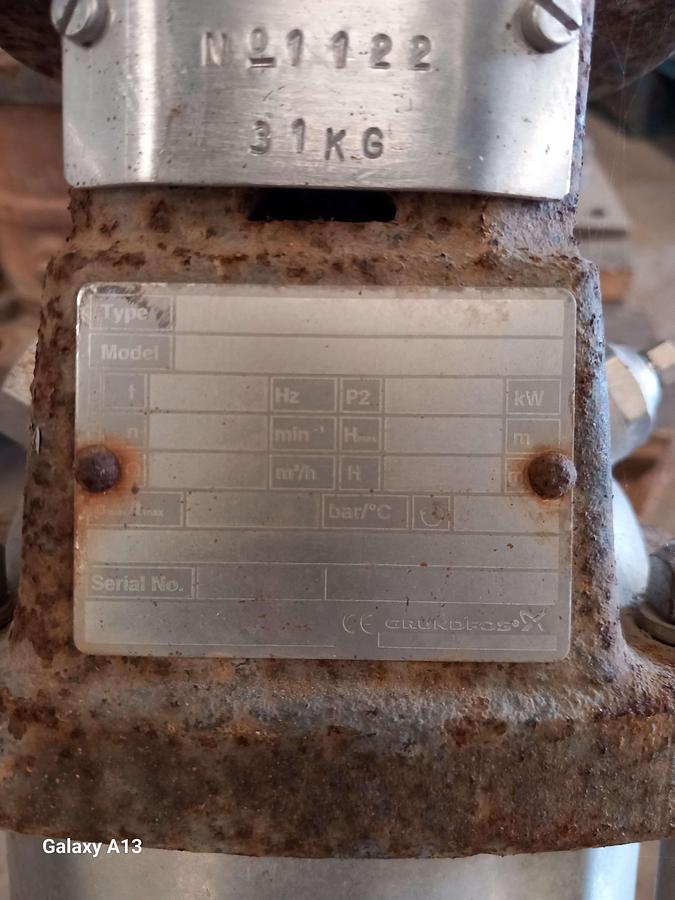 Used Motor con bomba GRUNDFOS CRN 5-8