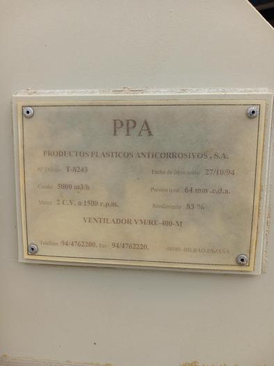 Used Ventilador PPA T-8246