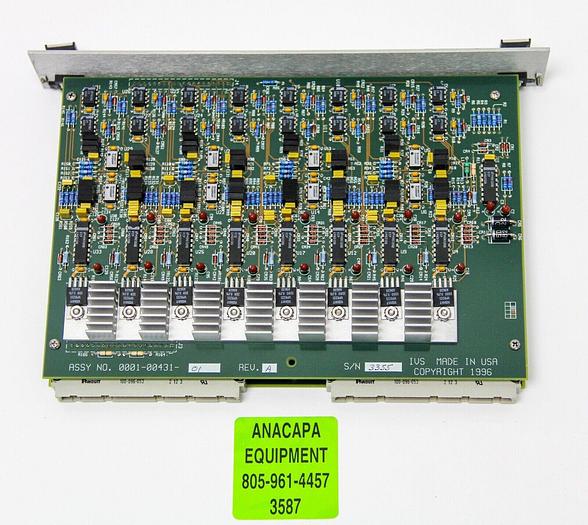 Used IVS 0001-00431-01 REV. A PC Board / Card from IVS 220 CD SEM PC (3587)