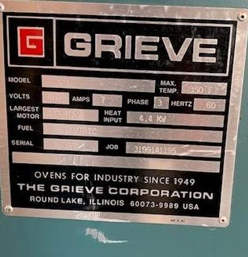 Used Grieve Bench Oven Model 323