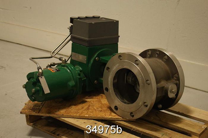 Used Fisher V150 6" Vee-ball Control Valve #34975