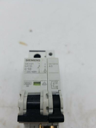 Used Siemens Circuit Breaker, 5SY61 MCB C10 5ST3010 AS