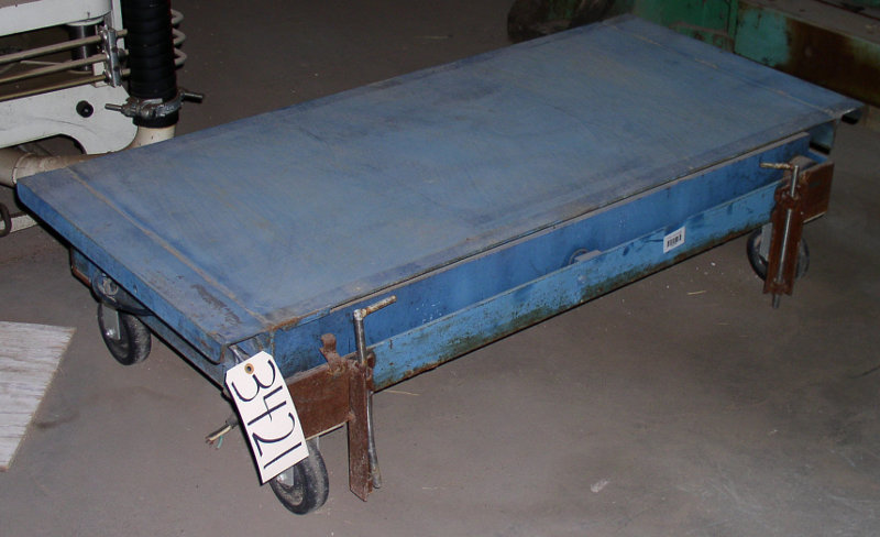 Used Scissor Lift Table; Without Cart