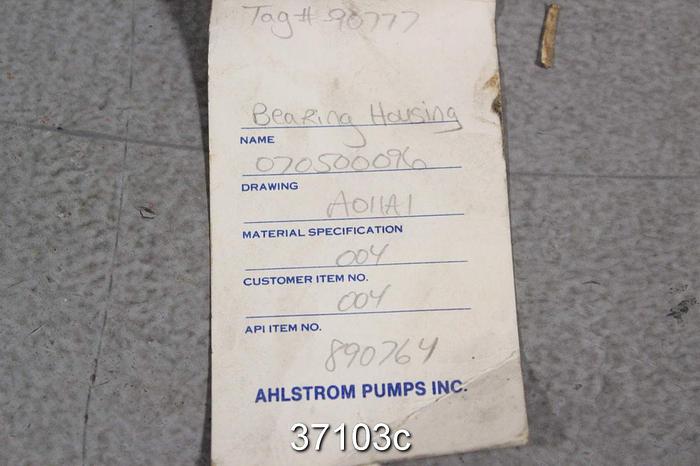 Unused Warren PL/PH Thrust Bearing Housing, Rotor Size 3A, 70500096 #37103