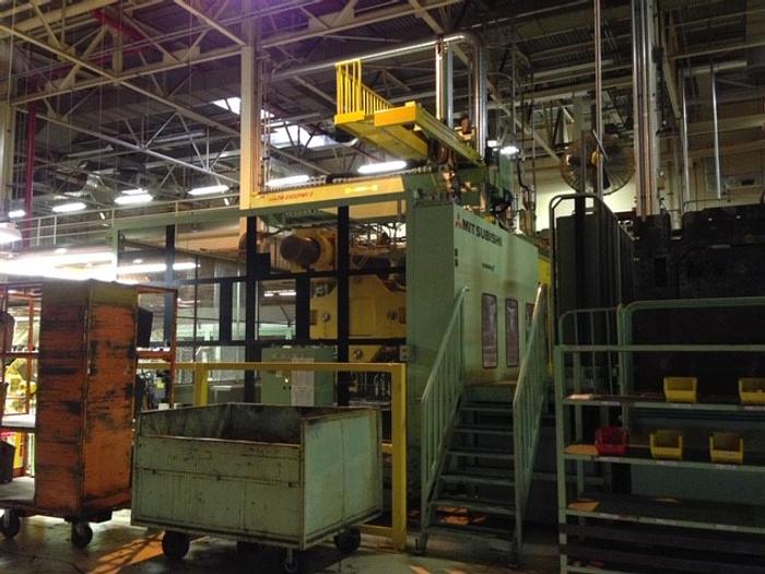 Used 2 - MITSUBISHI MODEL 4500MM3-740 4500 TON INJECTION MOLDERS 4500MM3-740