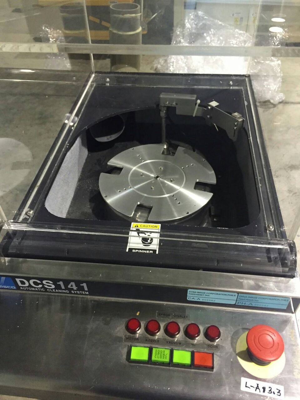 Used Disco DCS 141 Wafer Cleaner