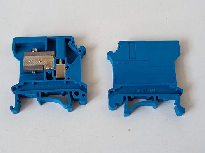 25 Stück Trennklemme, Reihenklemme, UKN 5 BU, Phönix neu