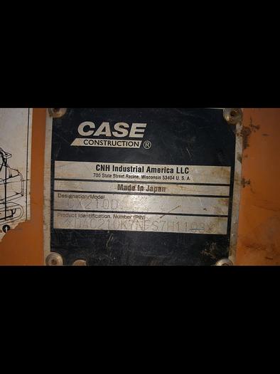 Used 2015 CASE CX210D