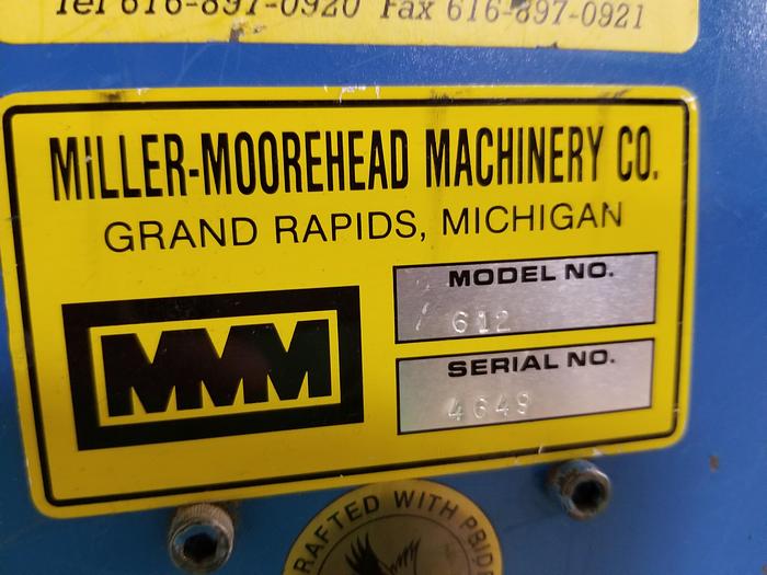 Used Miller-Moorehead 612 Multiple Slitter