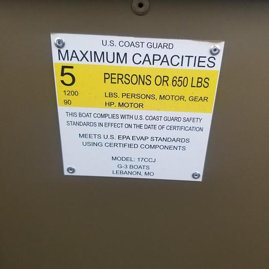 New 2020 G3 17 CCJ Jet Tunnel Hull (Desert Brown) ~ SOLD