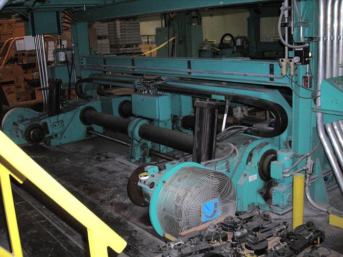 Used 98" (2.48M) JAGENBERG FE SHAFTLESS UNWIND STAND 60" OD-2 POSITION (2001)