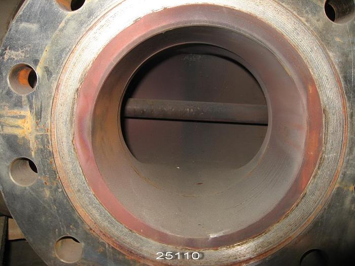 Used Qjet LH-500-3008-001A Process Steam Heater, 6'', With Fisher Type 667 Size 60 Actuator,  3/4'' Travel, Actuator Serial Number 12239357, No Positioner #25110