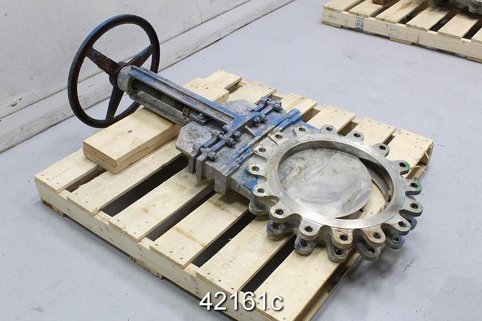 Used Velan L20-0310C-13SL 16" Hand Operated Knife Gate Valve #42161