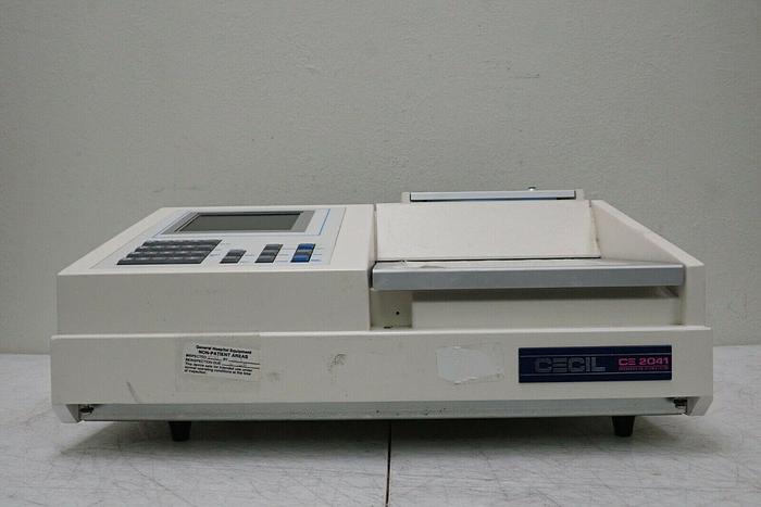 Used Cecil CE 2041 2000 Series Spectrophotometer with Integrated Printer