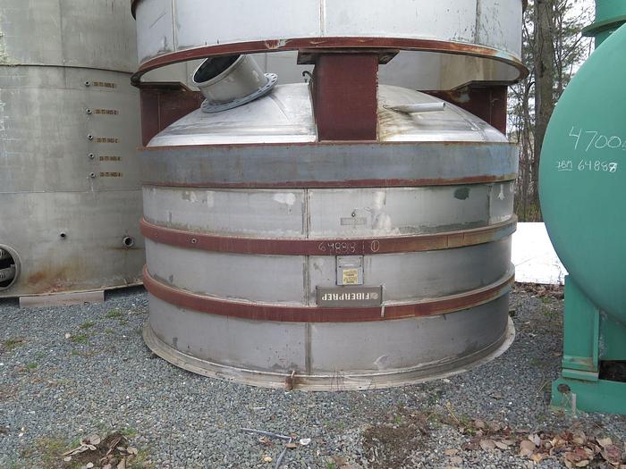 Used FIBERPREP MODEL 15 M CU HELICO PULPER 14' DIA. X 12' HIGH S/S