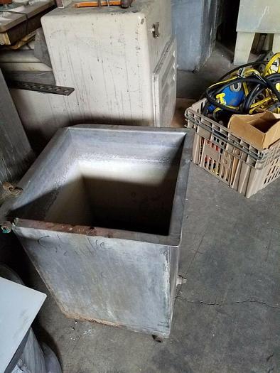 Used Stainless Steel Rinsing Tanks Counter Flow Rinse Dipping Dying Electroplate