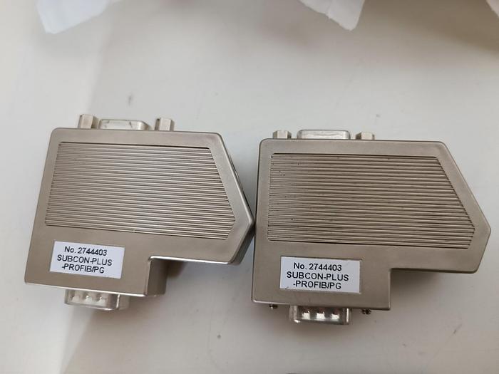 10 Stück Profibus Stecker, versch. Typen siehe Liste,  Phönix neuwertig