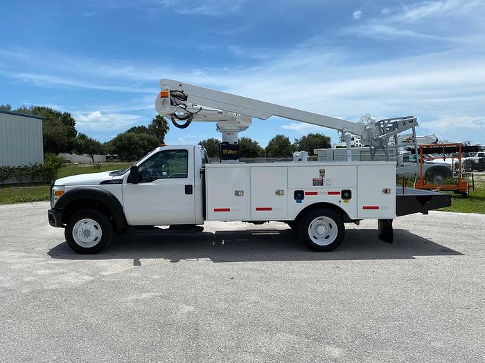 Used 2011 Ford F550 Altec AT235P Cable Placer Bucket Truck - 03053