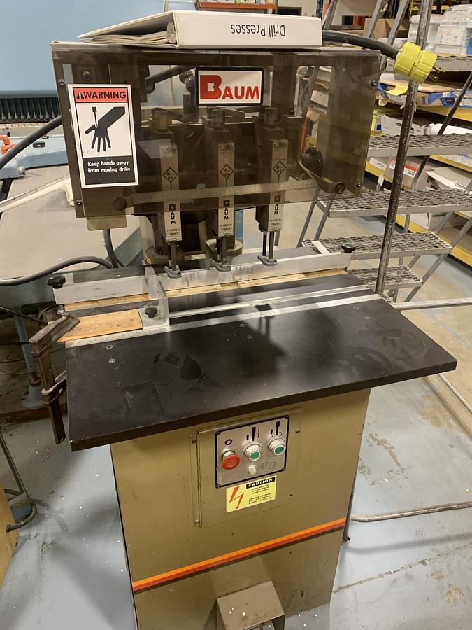 Used Baum 3 Hole Drill