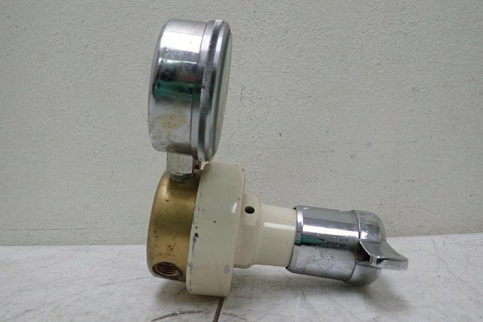 Used The Matheson Co. 1P Gas Pressure Regulator with 22287-1 Gauge