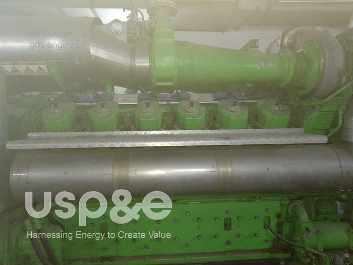 Used 2 MW 2010 Used Jenbacher J612GS-F111 Natural Gas Generator