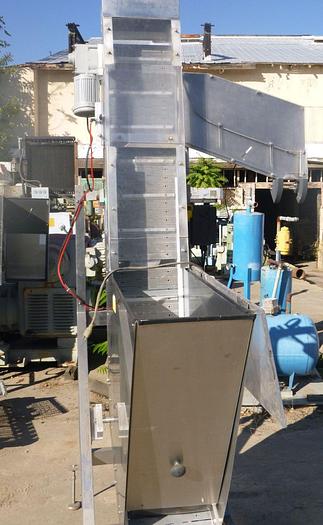 Used Feeder, Cap, Elevator, S/st, 62" Discharge #S744313