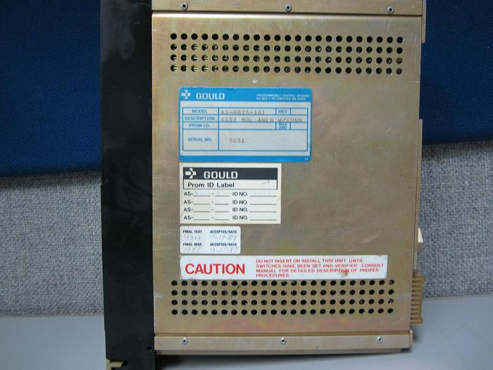 Used Gould AS - B875-101 Active Analog Input Module, 82A2
