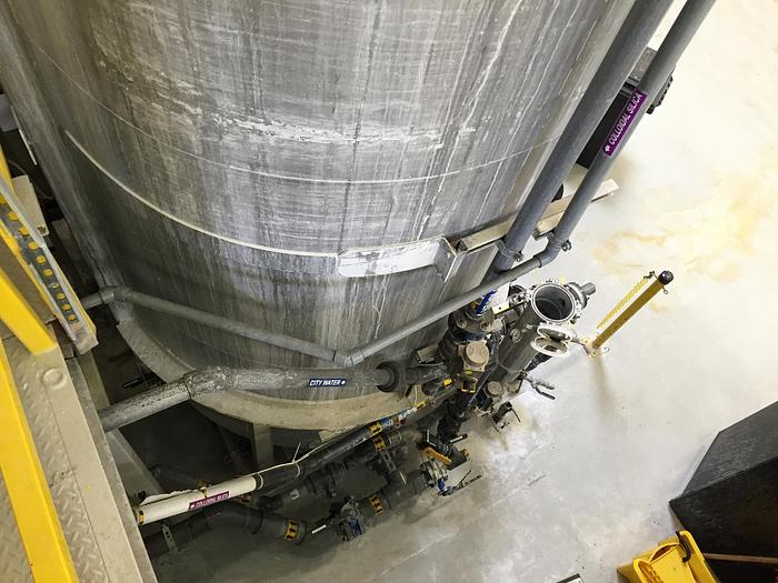 Used Tank, 4,750 Gallon, S/St, 6' X 21', FT/DB (2) #S740651