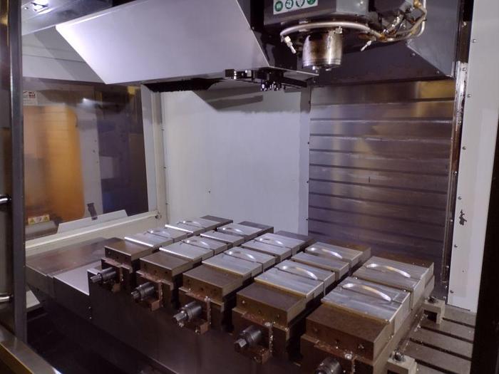 Used 2019  HAAS VF-3 4-Axis CNC Vertical Machining Center