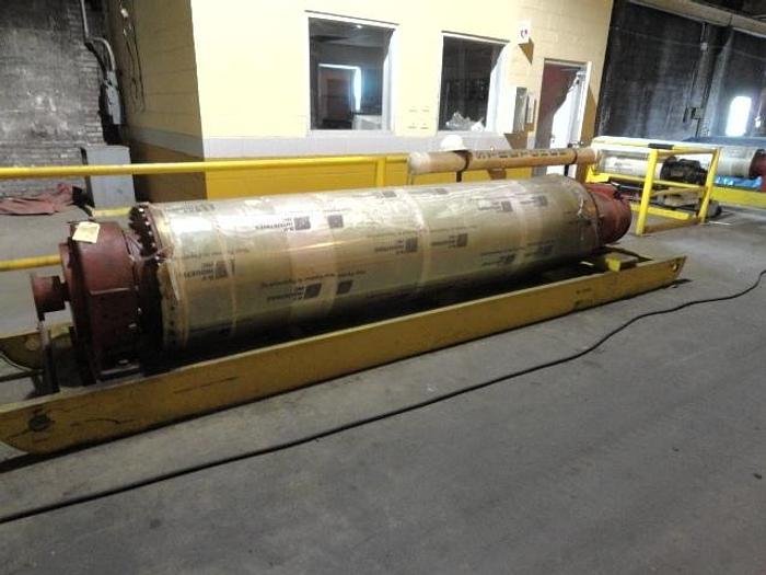 Used SUCTION DRUM  ROLL  30" (762MM) DIA X 124" (3150MM) FACE, 114"  (2896MM) D.F. BRONZE REBUILT BELOIT