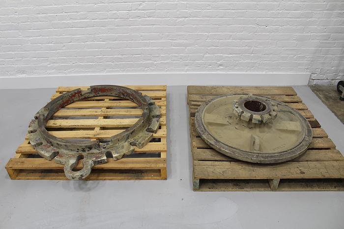 Used Goulds 5500 4x6x29 Pump, Iron Casing, 4-Vane Single 22.875" Impeller #43806