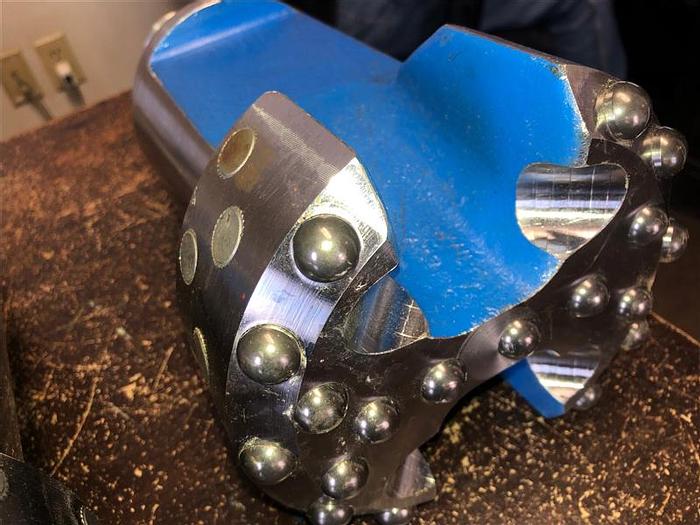 6" Cable Tool Flat Face Button Bit