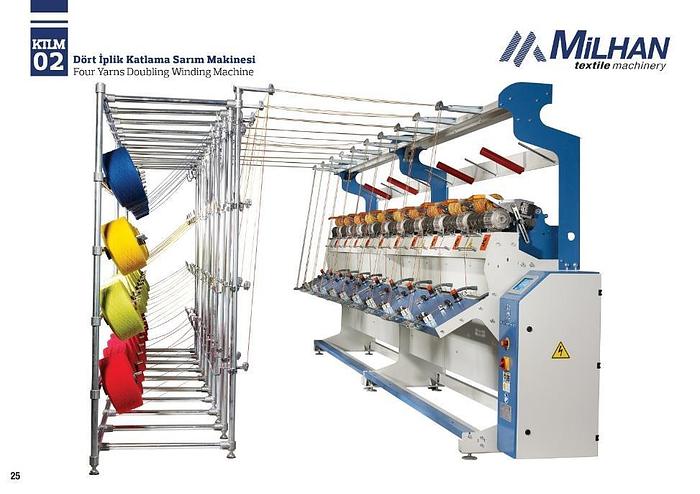 Used 1 x Yarn Doubling Machine (twisting up to six yarns)