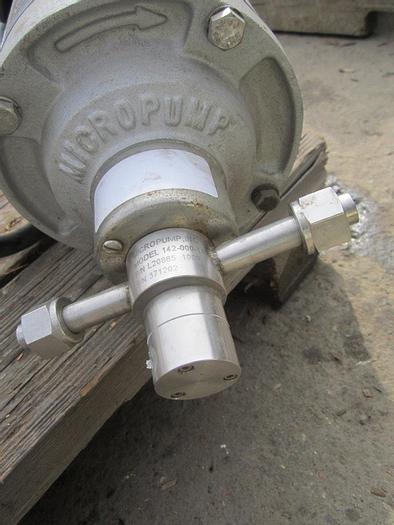 Used Pump, Gear, 1/2 HP, S/st, Micro, Mdl 142-000-110, #S739564