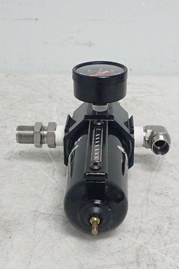 Used Ingersoll Rand ARO Pneumatic Lubricator with Gauge