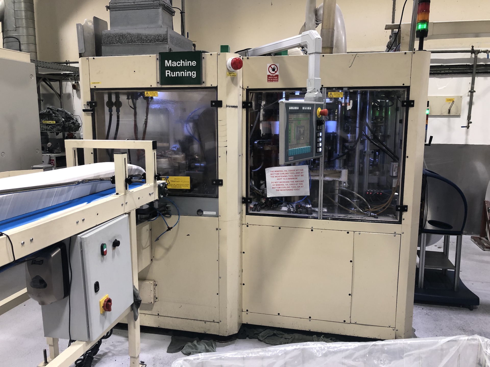 Used 2008 Hoerauf BMP 200 Paper Cup Machine