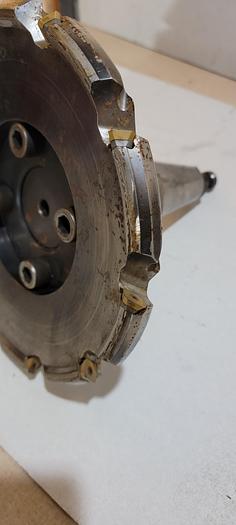 Parts Only Valenite milling cutter face RA245-25R63-12L 10" w/ BT50-S250-240 adapter(109)