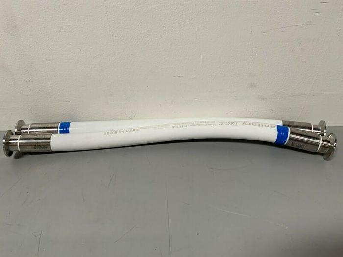 Used Ace Sanitary SL100A-TC 24" Silicon Hose w/ 1" Sanitary Fittings