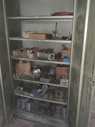 Used LOT OF CARVER CUTTERS AND CABINET(S) W/ CARVER PARTS