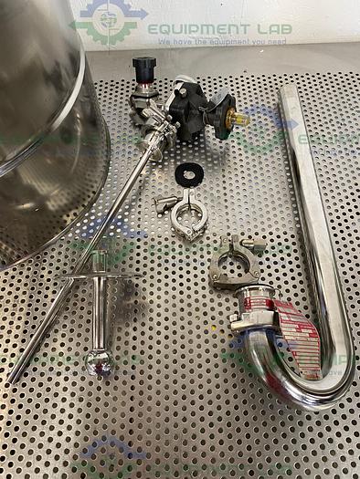 Used Alloy Products 45 Liter Stainless Steel Reactor 50 PSI w/ Bottom Drain & Valves