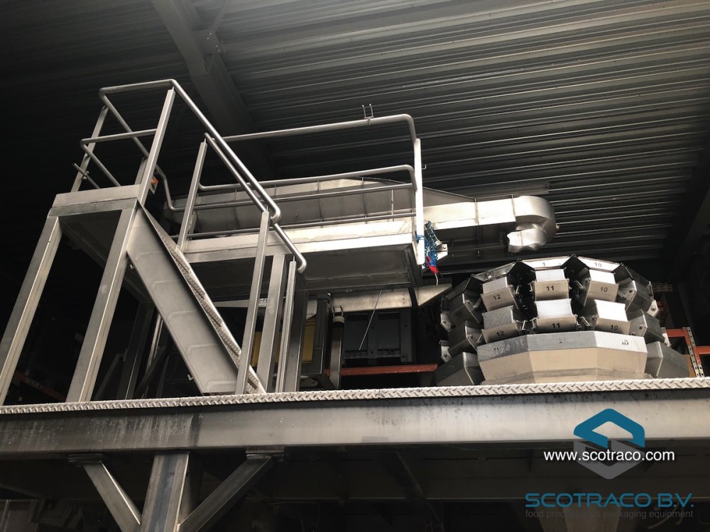 Used Complete weighing and packing line