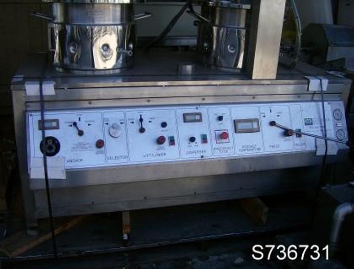 Used Mixer, Planetary, Fillworth, 7 Gallon, 316L S/st, Jkt, 2 Can Sys, #S736731