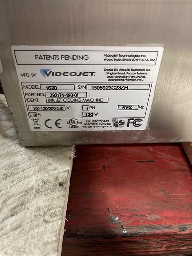 Used VideoJet 1620